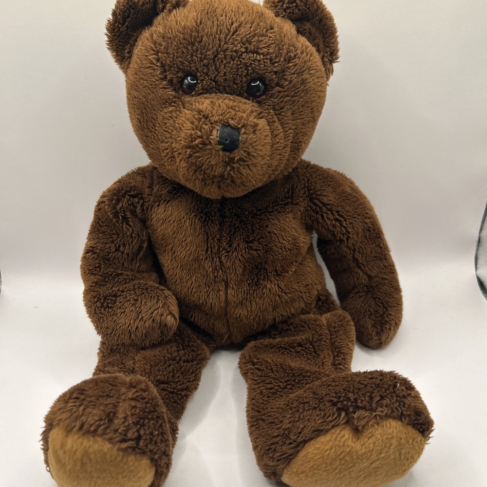 Ty Classics Brown Teddy Bear Plush 14" • Soft & Clean • Vintage Style